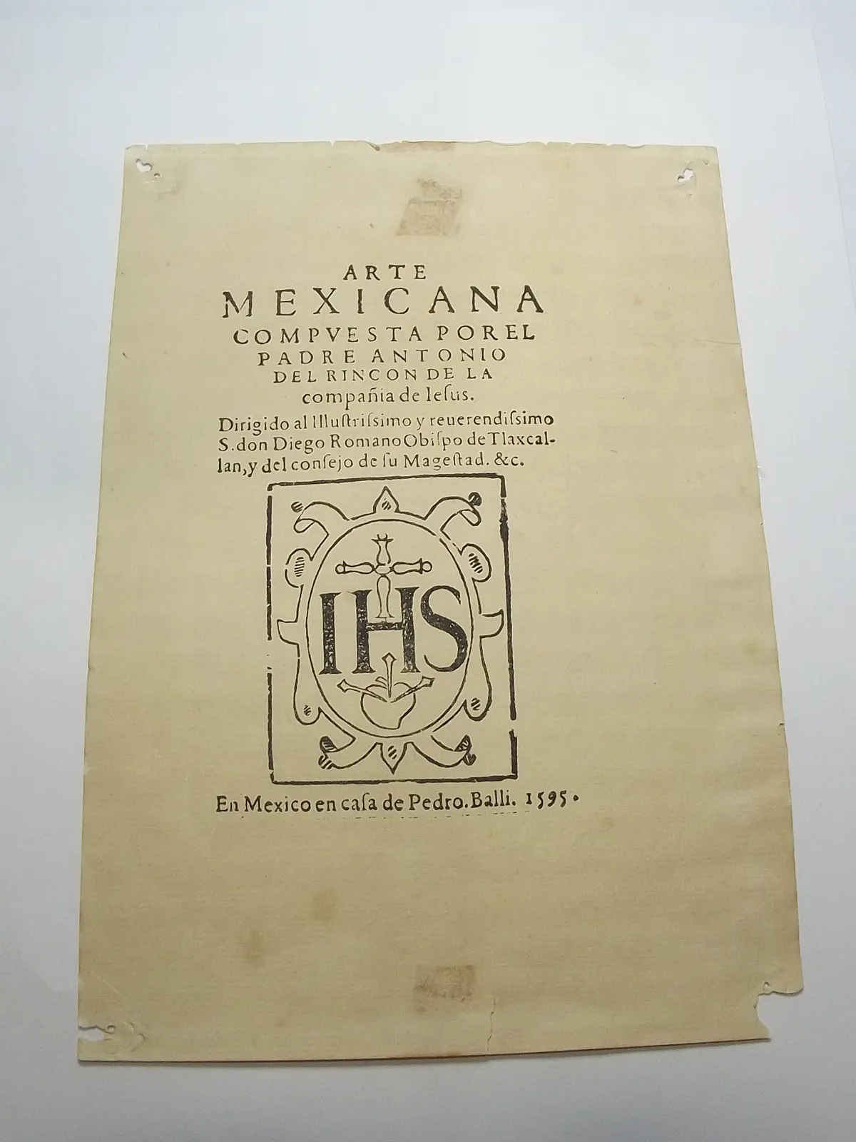 Portada del Arte mexicana de Antonio del Rincón