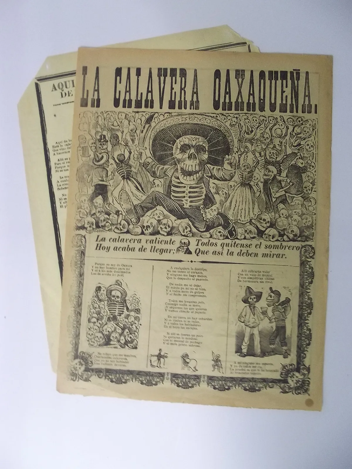 Impreso en papel, José Guadalupe Posada