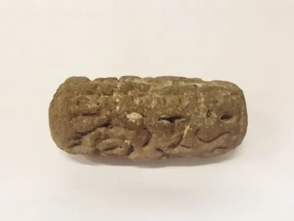 Sello de barro cocido