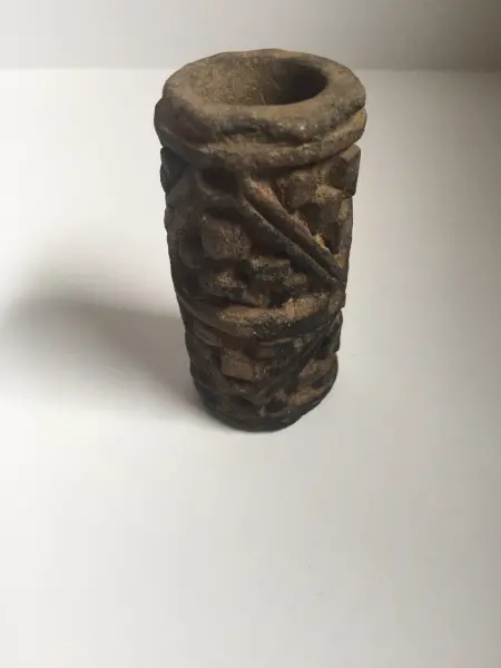 Sello de barro cocido