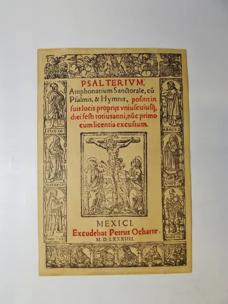 Salterium impreso en papel