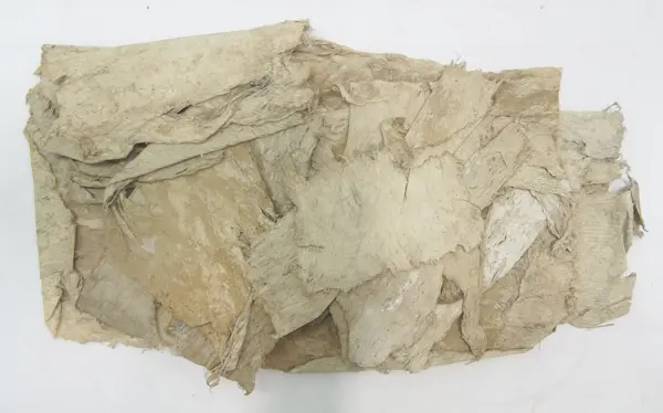 Muestra de papel amate