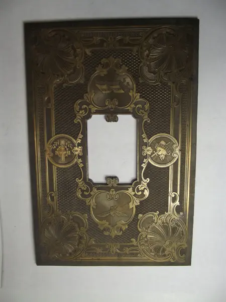 Grabado en bronce