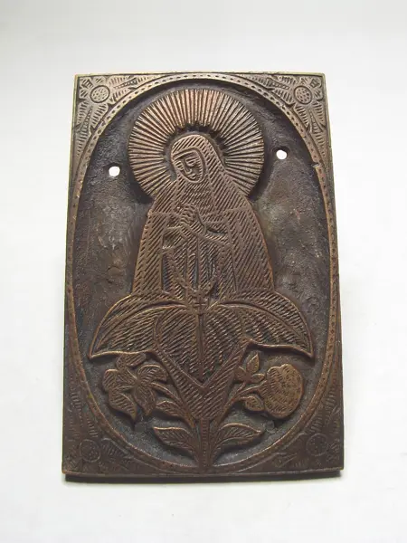 Grabado en bronce