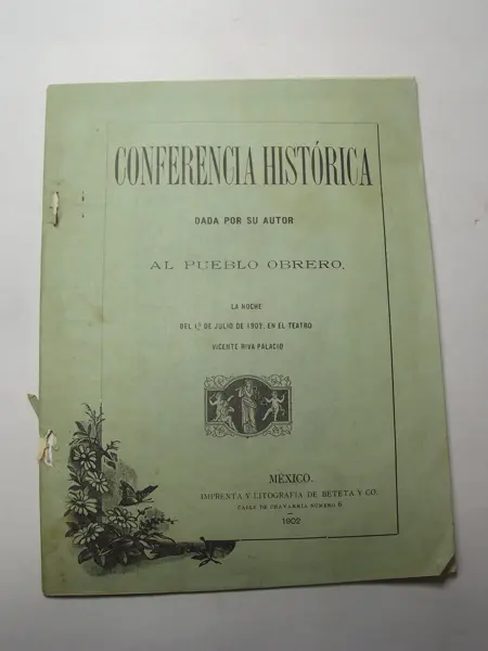 Programa de la Conferencia histórica, 1902