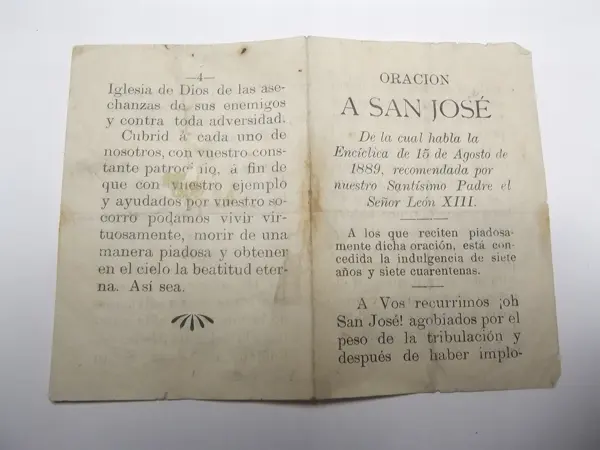 Oración a San José