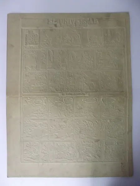 Tira cómica gofrada