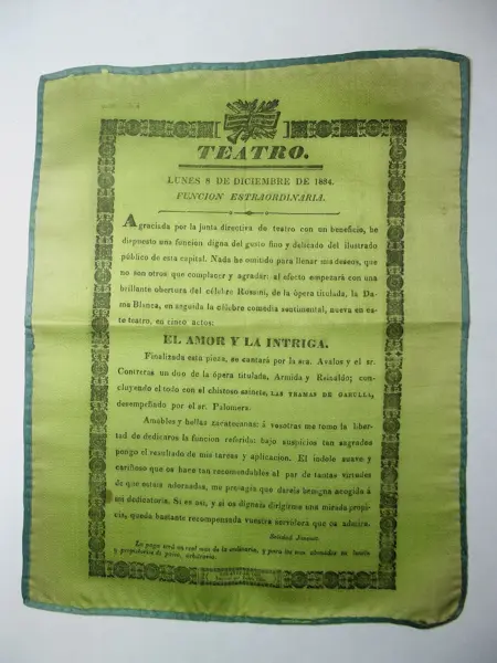 Impreso en tela